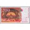 F 75-04b - 1997 - 200 francs - Eiffel - Série K - Etat : SPL