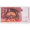 F 75-04b - 1997 - 200 francs - Eiffel - Série N - Etat : TB+