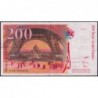 F 75-04b - 1997 - 200 francs - Eiffel - Série P - Etat : TB+