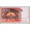 F 75-04b - 1997 - 200 francs - Eiffel - Série S - Etat : TB+