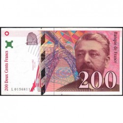 F 75-02 - 1996 - 200 francs - Eiffel - Série L - Etat : TTB-