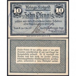 Allemagne - Notgeld - Horst-Emscher - 10 pfennig - 01/05/1917 - Etat : NEUF