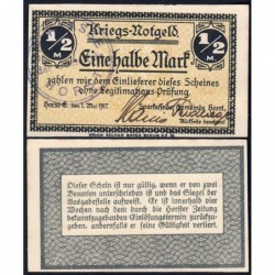 Allemagne - Notgeld - Horst-Emscher - 1/2 mark - 01/05/1917 - Etat : NEUF