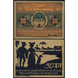 Allemagne - Notgeld - Schmiedeberg - 50 pfennig - 1921 - Etat : NEUF