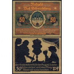 Allemagne - Notgeld - Schmiedeberg - 50 pfennig - 1921 - Etat : NEUF