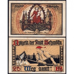 Allemagne - Notgeld - Schmölln - 25 pfennig - 1921 - Etat : SPL