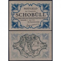 Allemagne - Notgeld - Schobüll - 1 mark - 01/06/1921 - Etat : NEUF
