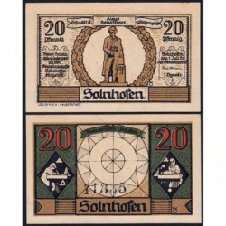 Allemagne - Notgeld - Solnhofen - 20 pfennig - 01/07/1921 - Etat : NEUF