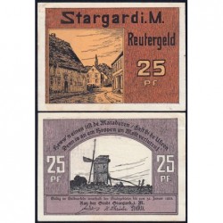 Allemagne - Notgeld - Stargard - 25 pfennig - 1921 - Etat : SPL