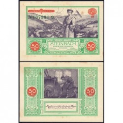 Allemagne - Notgeld - Steinbach - 50 pfennig - 1922 - Etat : SUP+