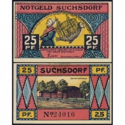 Allemagne - Notgeld - Suchsdorf - 25 pfennig - 1921 - Etat : NEUF