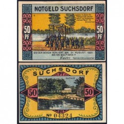 Allemagne - Notgeld - Suchsdorf - 50 pfennig - 1921 - Etat : SUP+
