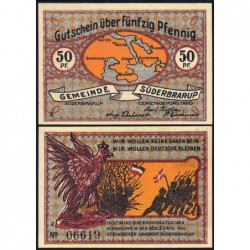 Allemagne - Notgeld - Süderbrarup - 50 pfennig - Série 2 - 1921 - Etat : NEUF