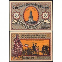 Allemagne - Notgeld - Süderbrarup - 50 pfennig - Série 4 - 1921 - Etat : NEUF