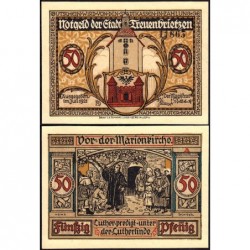 Allemagne - Notgeld - Treuenbrietzen - 50 pfennig - Série a - 07/1921 - Etat : NEUF