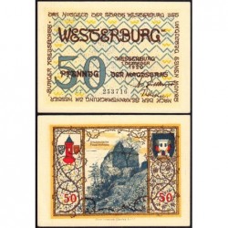 Allemagne - Notgeld - Westerburg - 50 pfennig - 1920 - Etat : SPL+