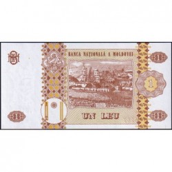 Moldavie - Pick 8f - 1 leu - Série A.0108 - 2005 - Etat : NEUF