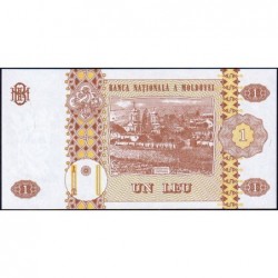 Moldavie - Pick 8h - 1 leu - Série A.0215 - 2010 - Etat : NEUF
