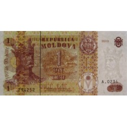 Moldavie - Pick 8h - 1 leu - Série A.0234 - 2010 - Etat : NEUF