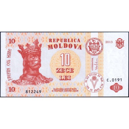 Moldavie - Pick 10g - 10 lei - Série C.0191 - 2013 - Etat : NEUF