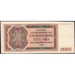 Bohême-Moravie - Pick 11s - 500 korun - 24/02/1942 - Série K - Spécimen - Etat : pr.NEUF