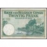 Congo Belge - Pick 10f_2 - 20 francs - Série 247.G - 15/09/1937 - Etat : TTB+