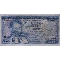 Congo Belge - Pick 35_6 - 1'000 francs - Série B - 15/08/1959 - Etat : SPL+