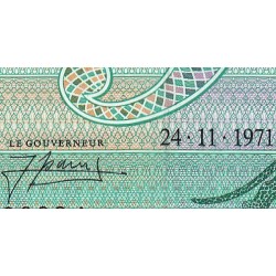 Congo (Kinshasa) - Pick 14a - 5 zaïres - Série B A - 24/11/1971 - Etat : SPL