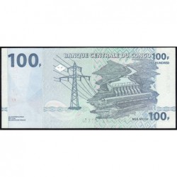 Rép. Démocr. du Congo - Pick 92A - 100 francs - Série MA M - 04/01/2000 - Etat : NEUF