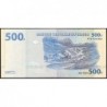 Rép. Démocr. du Congo - Pick 96a_1b - 500 francs - Série P G - 04/01/2002 - Etat : NEUF