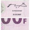 Rép. Démocr. du Congo - Pick 99a - 200 francs - Série NA N - 31/07/2007 - Etat : NEUF