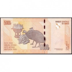 Rép. Démocr. du Congo - Pick 102a - 5'000 francs - Série R A - 02/02/2005 - Etat : SPL+