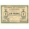 Bayonne - Pirot 21-45 - 1 franc - Série 16 - 19/05/1917 - Etat : NEUF