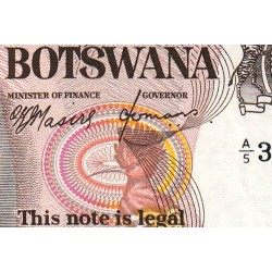 Botswana - Pick 1 - 1 pula - Série A/5 - 1976 - Etat : NEUF