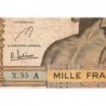 Côte d'Ivoire - Pick 103Ae - 1'000 francs - Série X.55 - Sans date (1967) - Etat : TB-