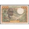 Côte d'Ivoire - Pick 103Af - 1'000 francs - Série X.71 - Sans date (1969) - Etat : B+