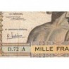 Côte d'Ivoire - Pick 103Af - 1'000 francs - Série D.72 - Sans date (1969) - Etat : TB-