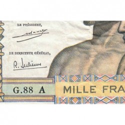 Côte d'Ivoire - Pick 103Ah - 1'000 francs - Série G.88 - Sans date (1971) - Etat : TB