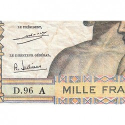 Côte d'Ivoire - Pick 103Ah - 1'000 francs - Série D.96 - Sans date (1971) - Etat : TB-