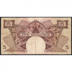 Afrique Orientale Britannique - Pick 37 - 5 shillings - Série D3 - 1958 - Etat : TB-