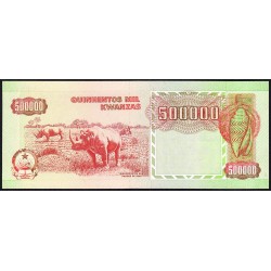 Angola - Pick 134 - 500'000 kwanzas - Série JV - 04/02/1991 - Etat : NEUF