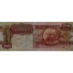 Angola - Pick 134 - 500'000 kwanzas - Série JV - 04/02/1991 - Etat : NEUF