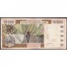 Côte d'Ivoire - Pick 114Af - 10'000 francs - 1998 - Etat : TB-