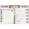 Côte d'Ivoire - Pick 114Ah - 10'000 francs - 1999 - Etat : TB