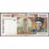 Côte d'Ivoire - Pick 114Ah - 10'000 francs - 1999 - Etat : TB-