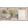 Côte d'Ivoire - Pick 114Ah - 10'000 francs - 1999 - Etat : TB-