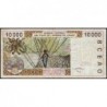 Côte d'Ivoire - Pick 114Ah - 10'000 francs - 1999 - Etat : TB-