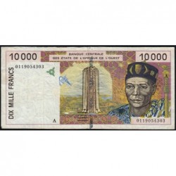 Côte d'Ivoire - Pick 114Aj - 10'000 francs - 2001 - Etat : TB
