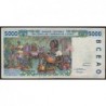 Côte d'Ivoire - Pick 113Aa - 5'000 francs - 1992 - Etat : TB