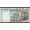 Côte d'Ivoire - Pick 113Aa - 5'000 francs - 1992 - Etat : TB-